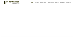 Desktop Screenshot of indomenicolaw.com